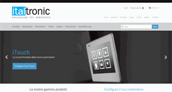 Desktop Screenshot of italtronic.com