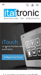 Mobile Screenshot of italtronic.com