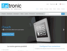 Tablet Screenshot of italtronic.com
